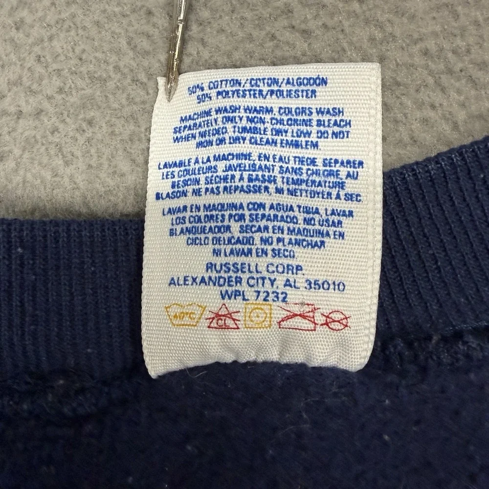 Vintage Michigan Rag Co Lighthouse Sweatshirt Size M All Over Print Crewneck USA - Picture 9 of 15